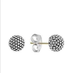 Lagos Sterling Silver Beaded Earrings